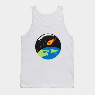 Pizzateorite, the first meteorite made up of pizza Tank Top